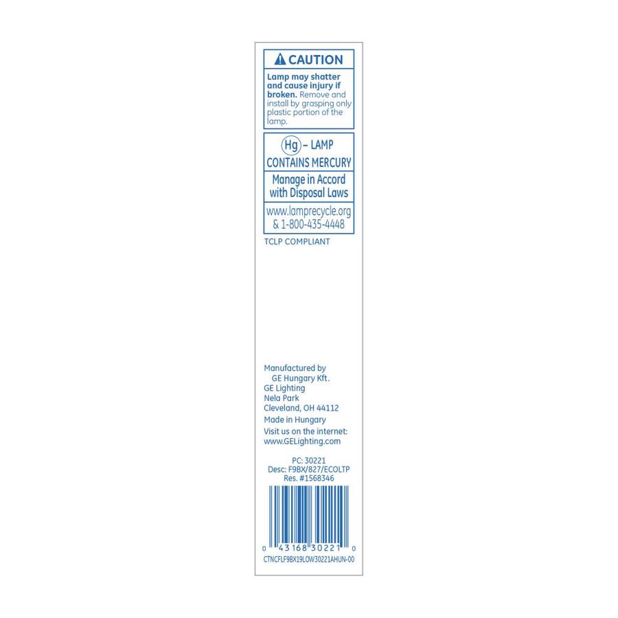 GE 40-Watt EQ Single tube Soft White Appliance/Light Fixture CFL Light Bulb