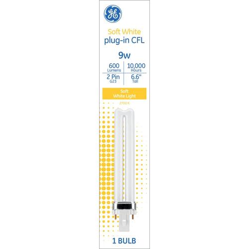 GE 40-Watt EQ Single tube Soft White Appliance/Light Fixture CFL Light Bulb