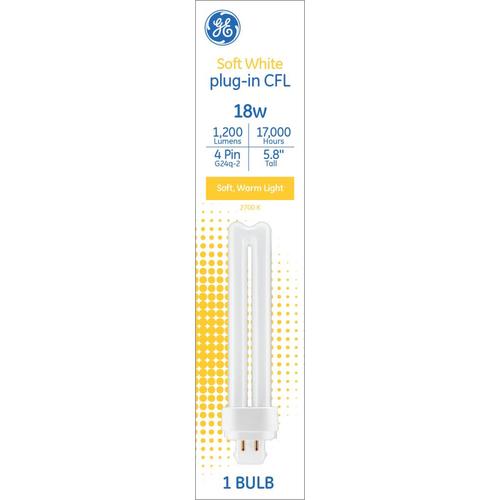 GE 75-Watt EQ Double tube Soft White Appliance/Light Fixture CFL Light Bulb