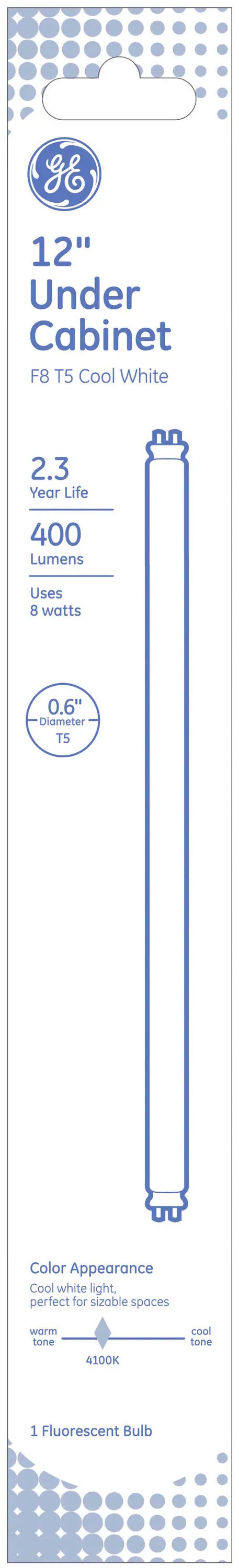 GE Cool White Miniature Bi-pin (t5) Tube Light Bulb