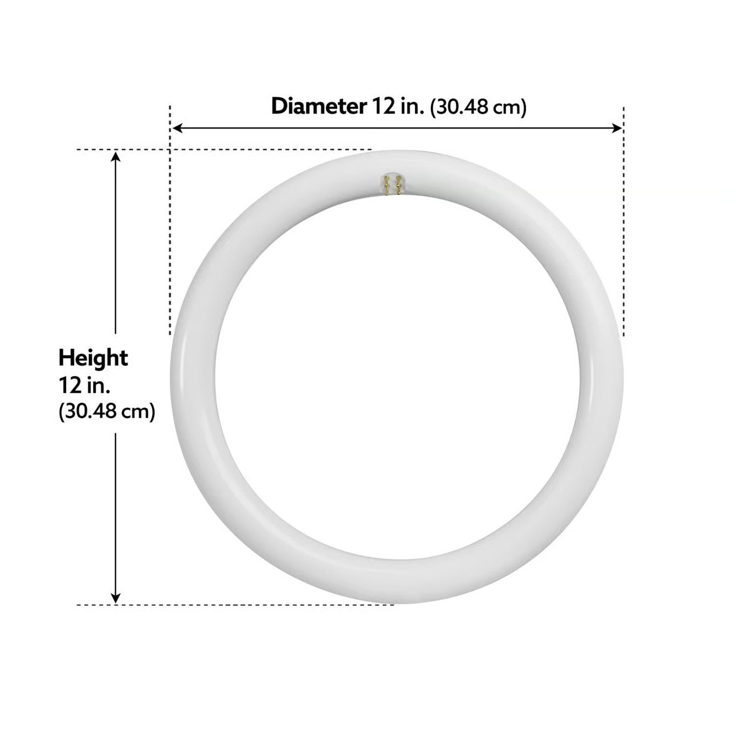 Feit T9 4-Pin LED Tube Light Color Changing 32 Watt Equivalence 1 pk