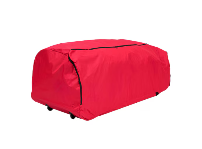 Holiday Living Red Collapsible Rolling Christmas Tree Storage Bag