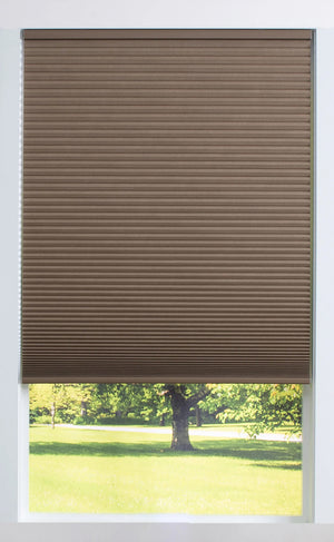 allen + roth 47-in x 64-in Linen Blackout Cordless Cellular Shade