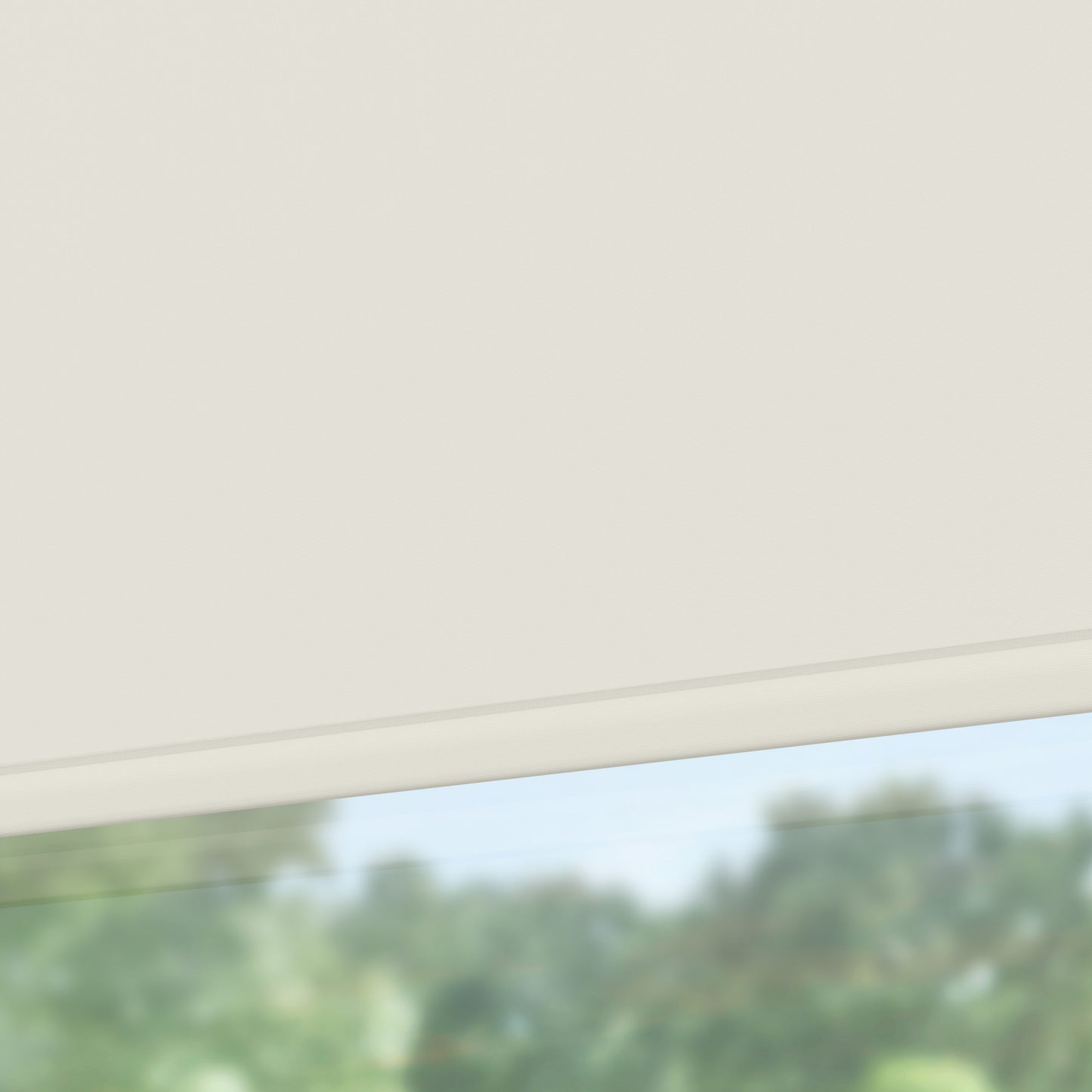 LEVOLOR Trim+Go 37-in x 78-in Cream Blackout Cordless Roller Shade