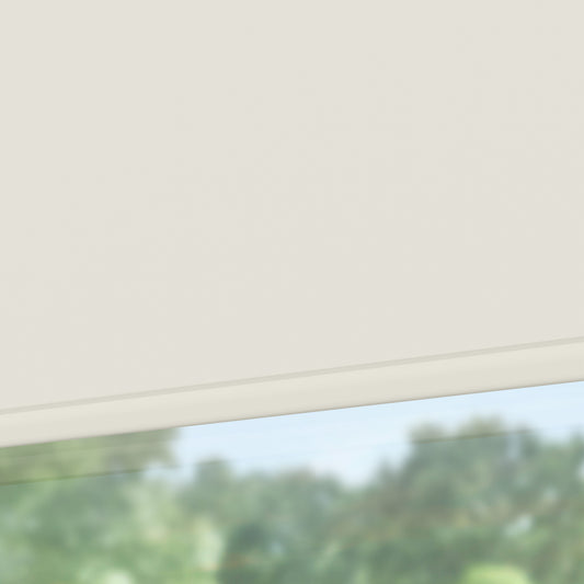 LEVOLOR Trim+Go 37-in x 78-in Cream Blackout Cordless Roller Shade