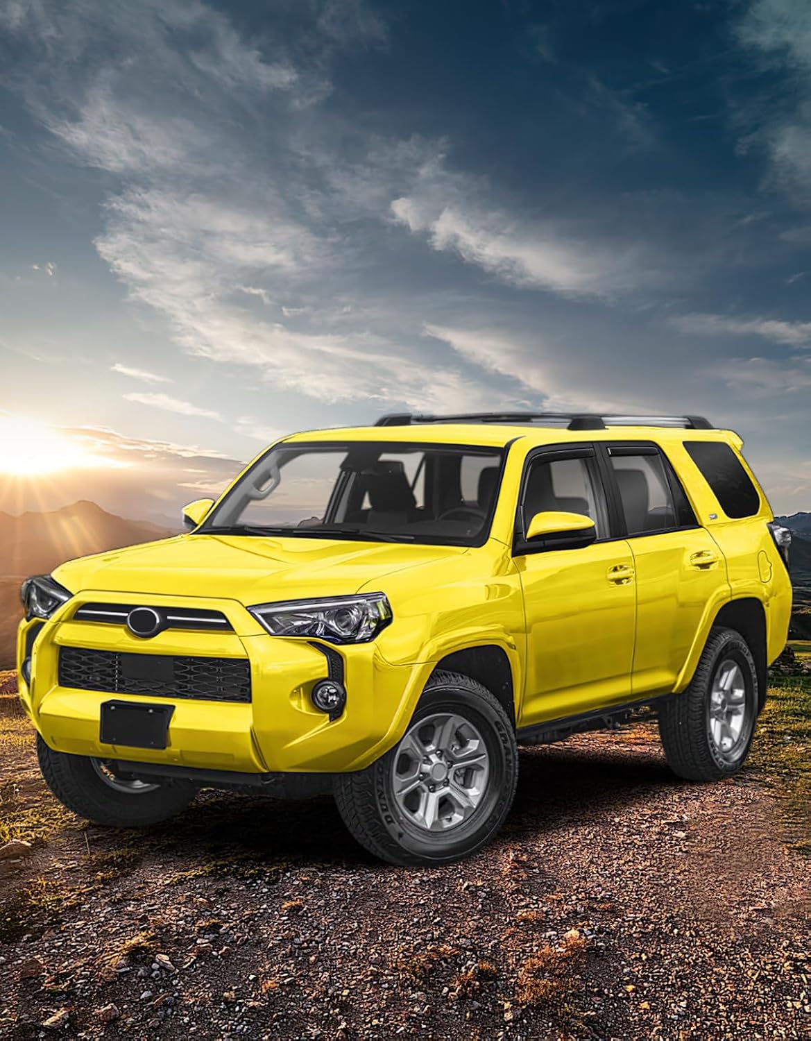 in-Channel Window Rain Guards Fit for Toyota 4Runner 2010-2024