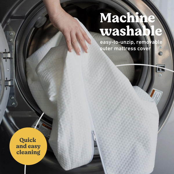 Graco Premium Crib & Toddler Mattress – GREENGUARD Gold Certified, Machine-Washable OEKO-TEX STANDARD 100 Certified Cover with Waterproof Surface, Fits Any Standard Full Size Baby Crib & Toddler Bed