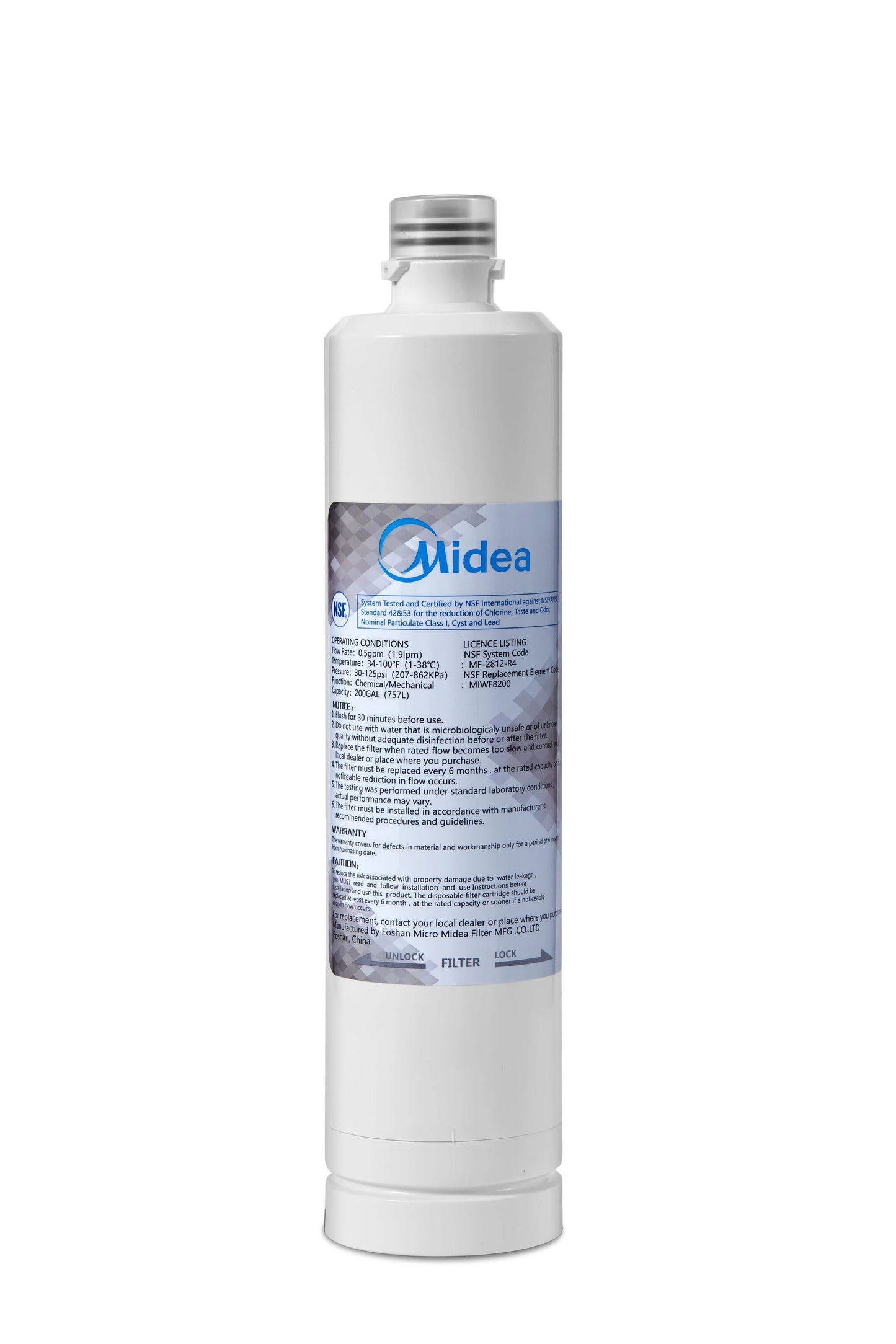 Midea Twist Refrigerator Water Filter