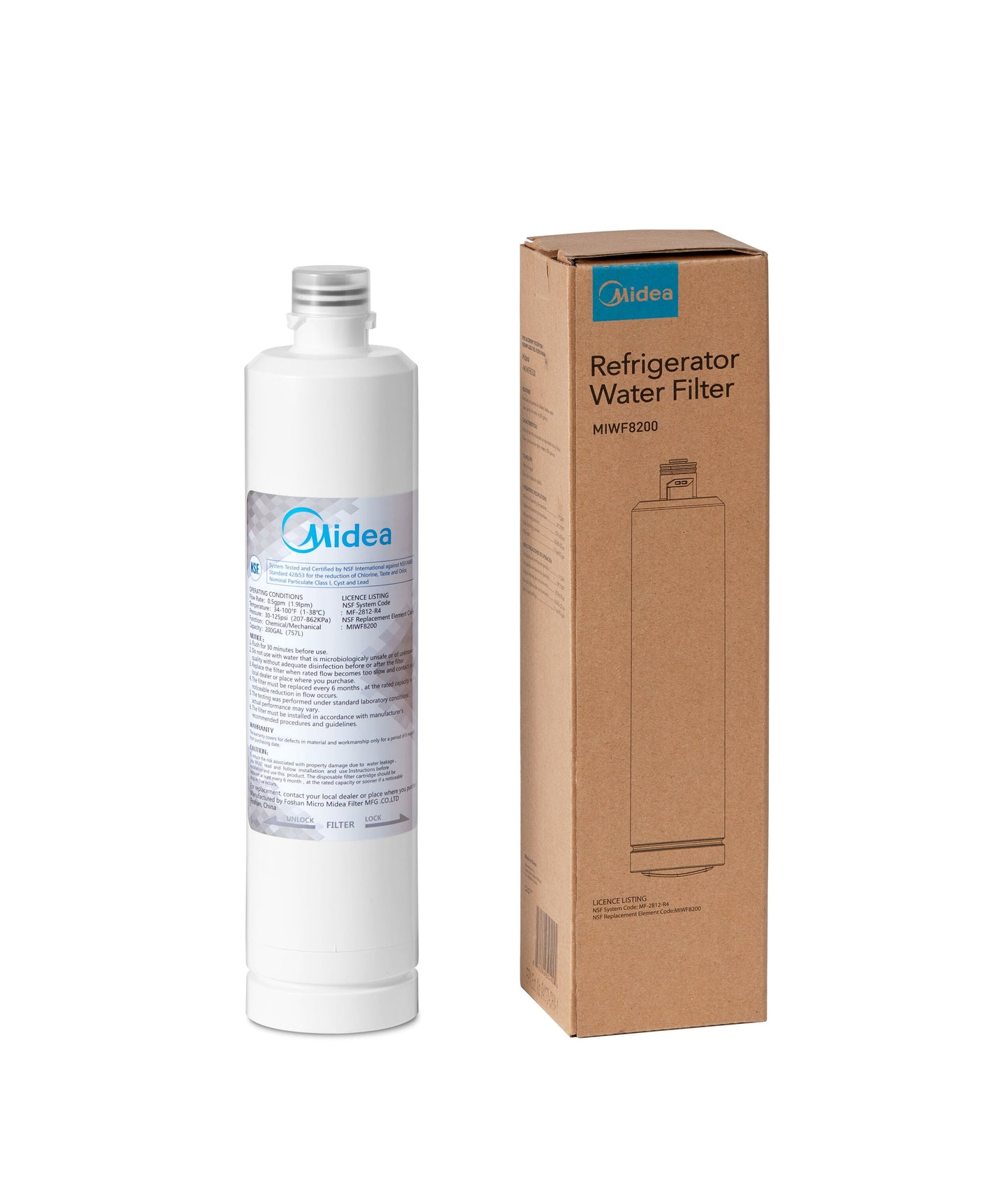 Midea Twist Refrigerator Water Filter