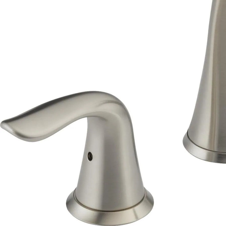 Delta Lahara Stainless 2-Handle Residential Deck Mount Roman Bathtub Faucet