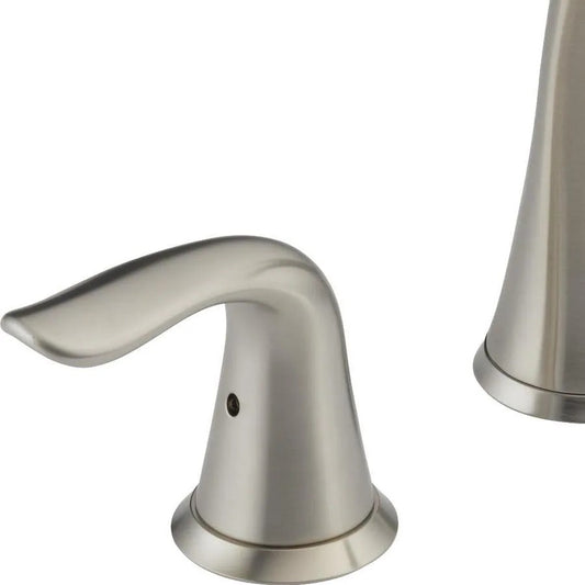 Delta Lahara Stainless 2-Handle Residential Deck Mount Roman Bathtub Faucet