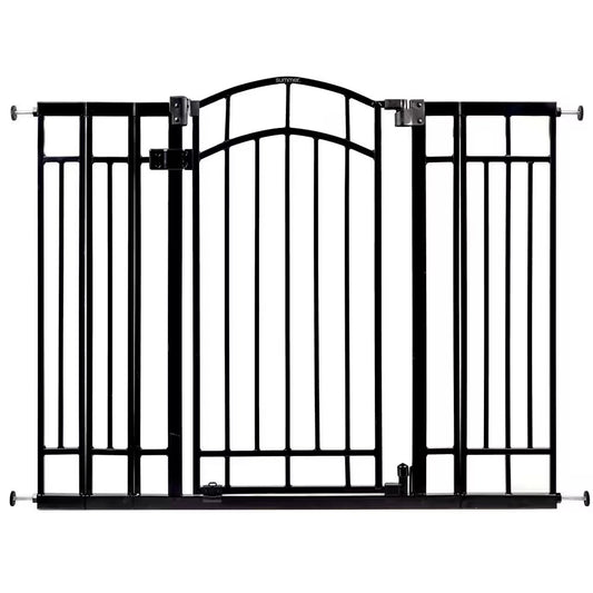 Doorway 48 in. W Series Gate in Black for Baby and Pet