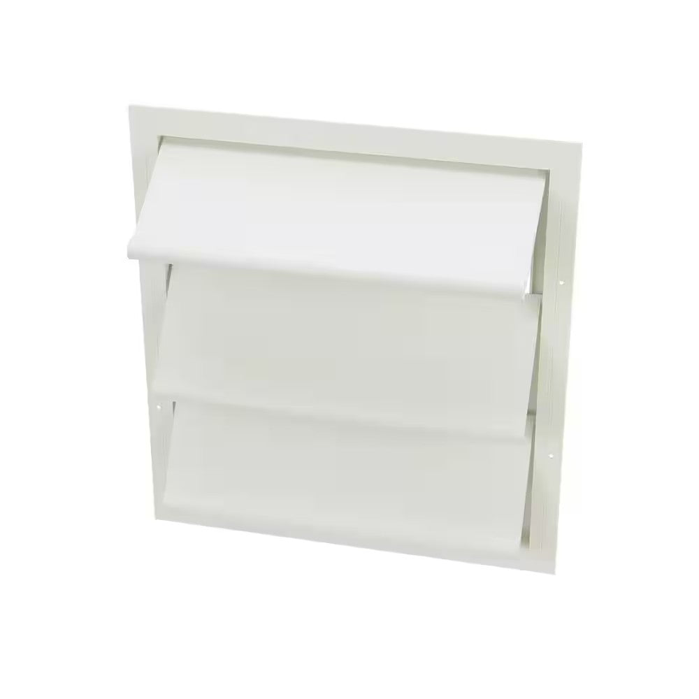 17.50 in. x 19.0 in. Square White Plastic Automatic Shutter