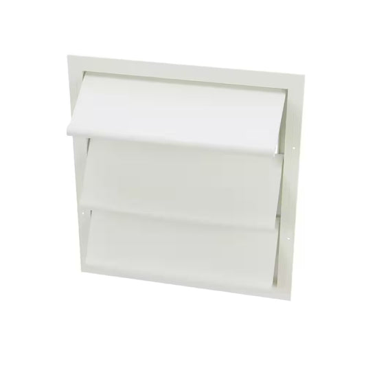 17.50 in. x 19.0 in. Square White Plastic Automatic Shutter