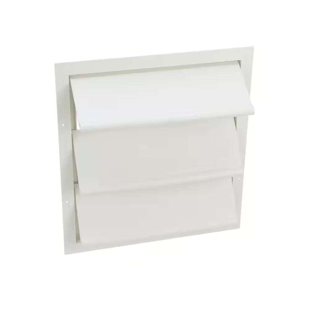 17.50 in. x 19.0 in. Square White Plastic Automatic Shutter