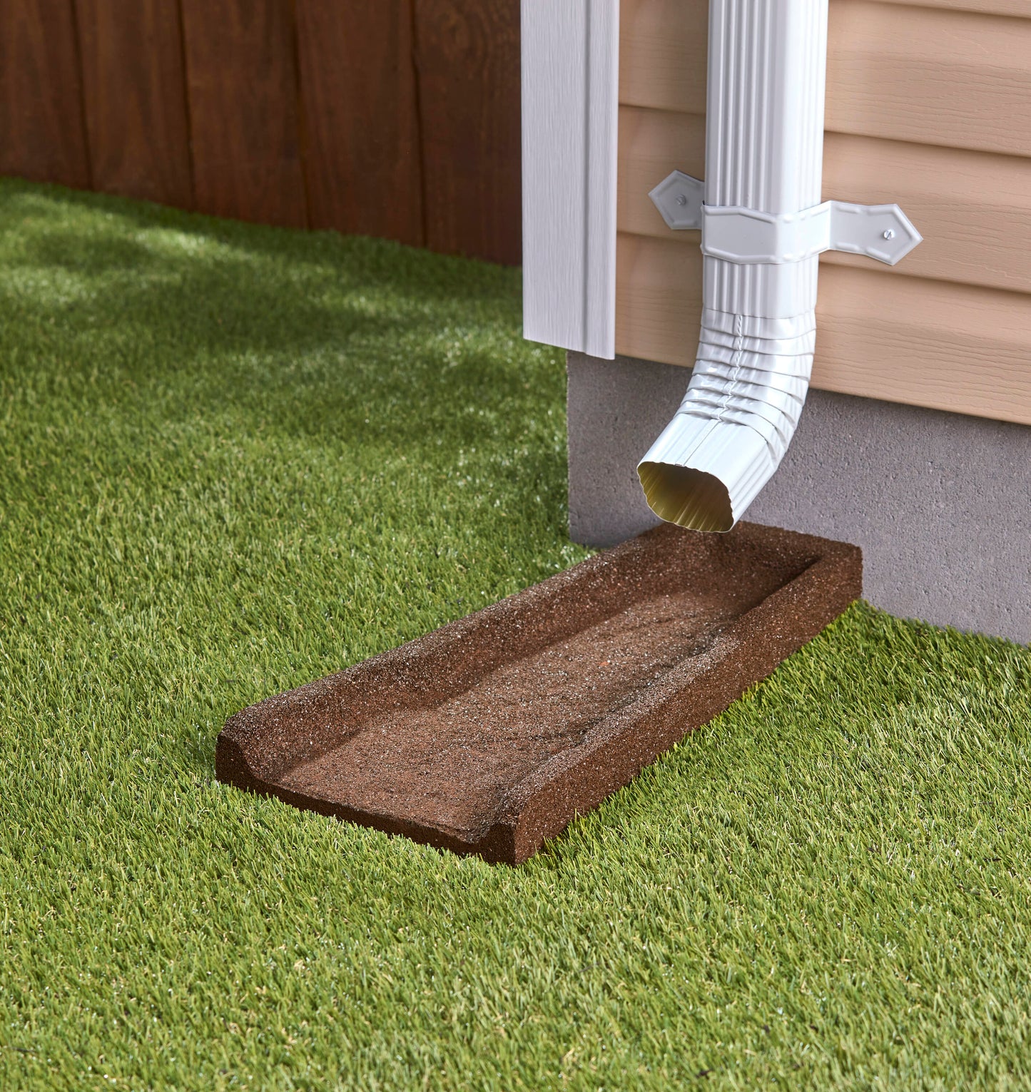 GroundSmart Rubber Splash Block
