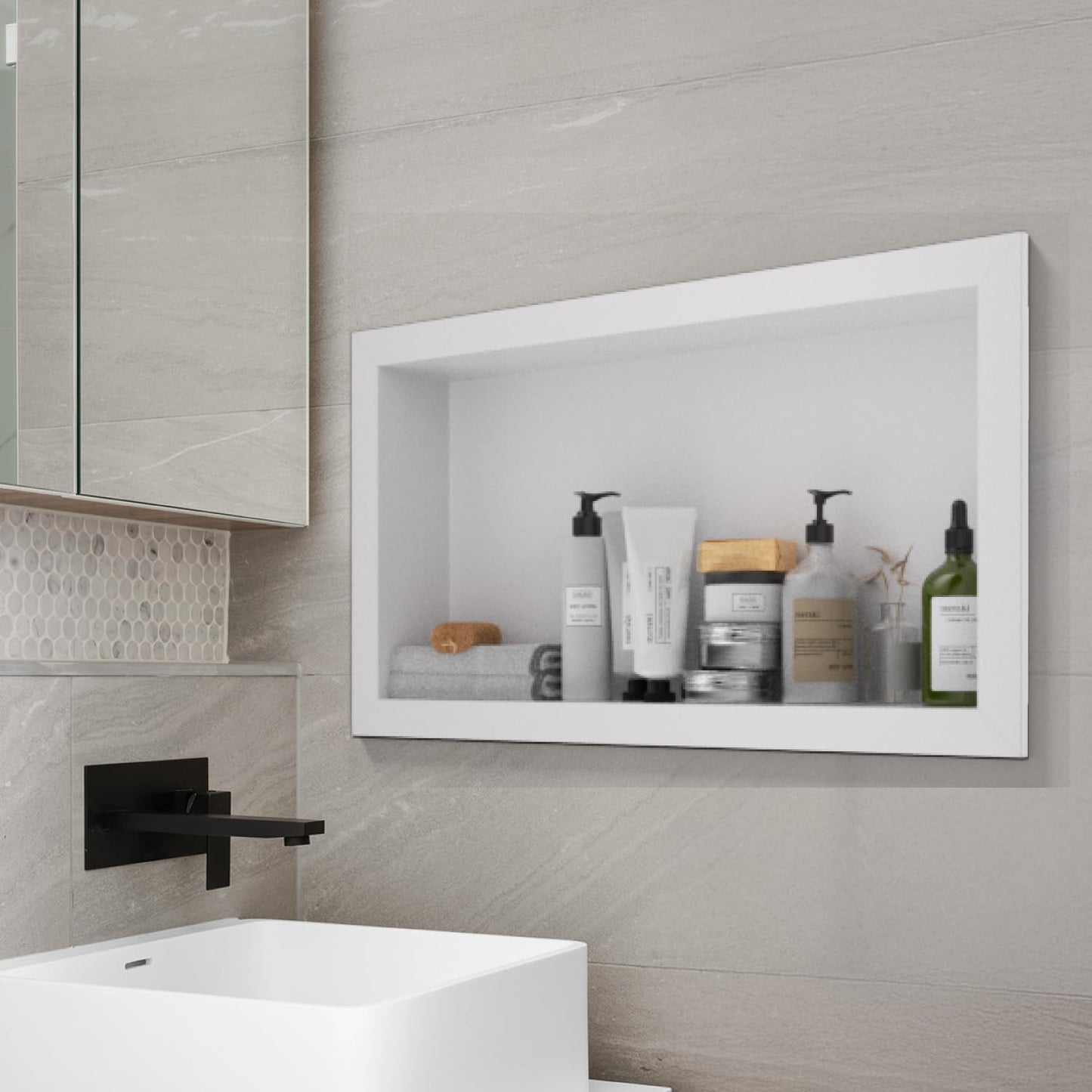 Stainless Steel Shower Niche 12" X 24"