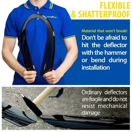 Goodyear Shatterproof Window Deflectors for Chevrolet (Chevy) Trailblazer 2021-2025