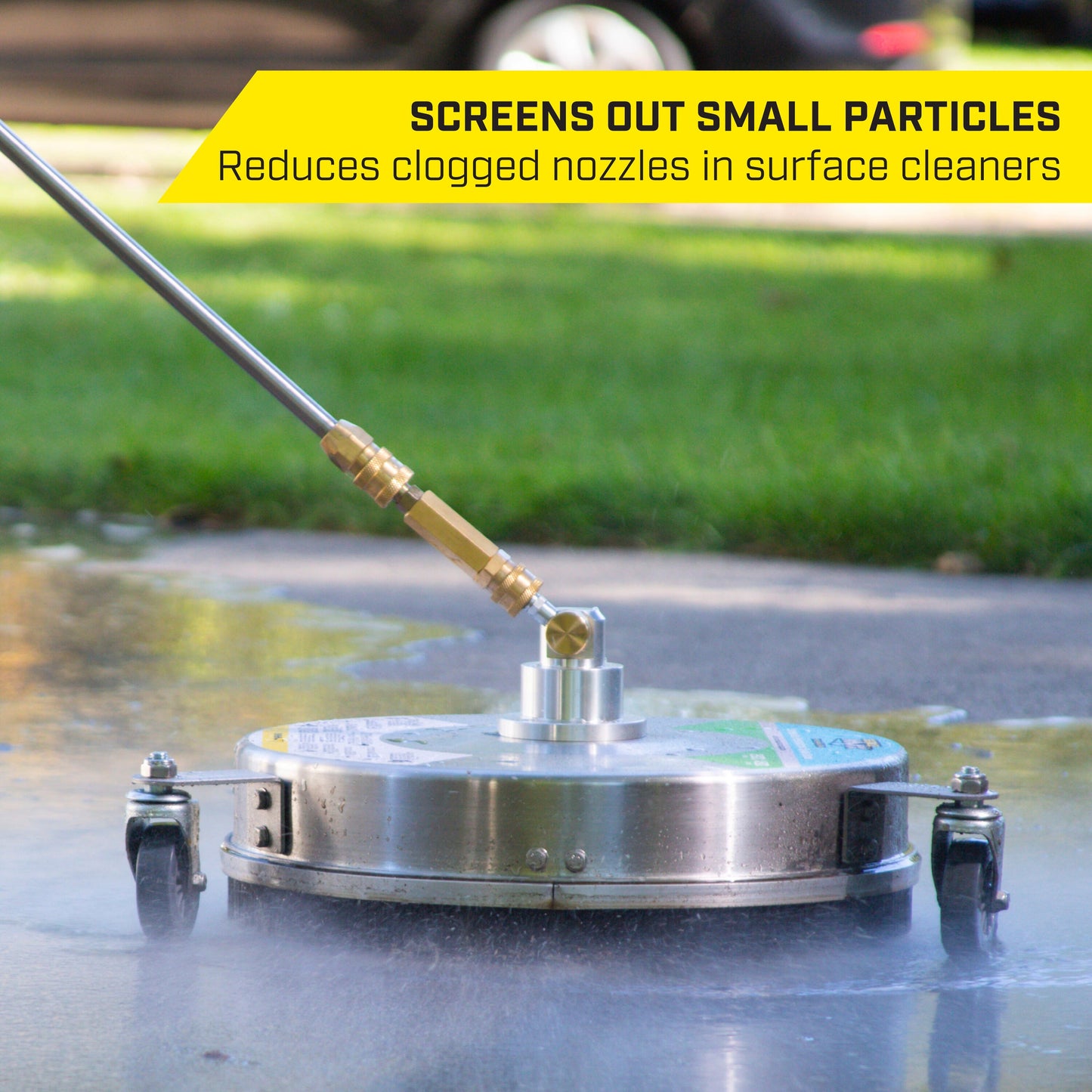 SurfaceMaxx up to 4500 PSI 1/4-in Brass Gas and Electric Pressure Washers Filter Quick Connect