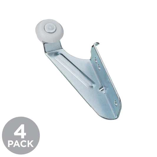 RELIABILT Zinc Plated Plastic Left-Hand Roller Bracket