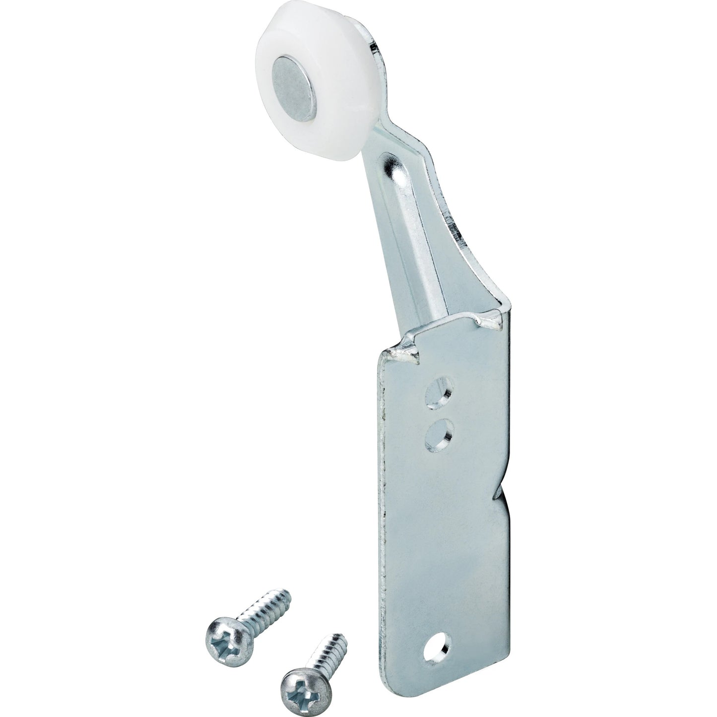 RELIABILT Zinc Plated Plastic Left-Hand Roller Bracket