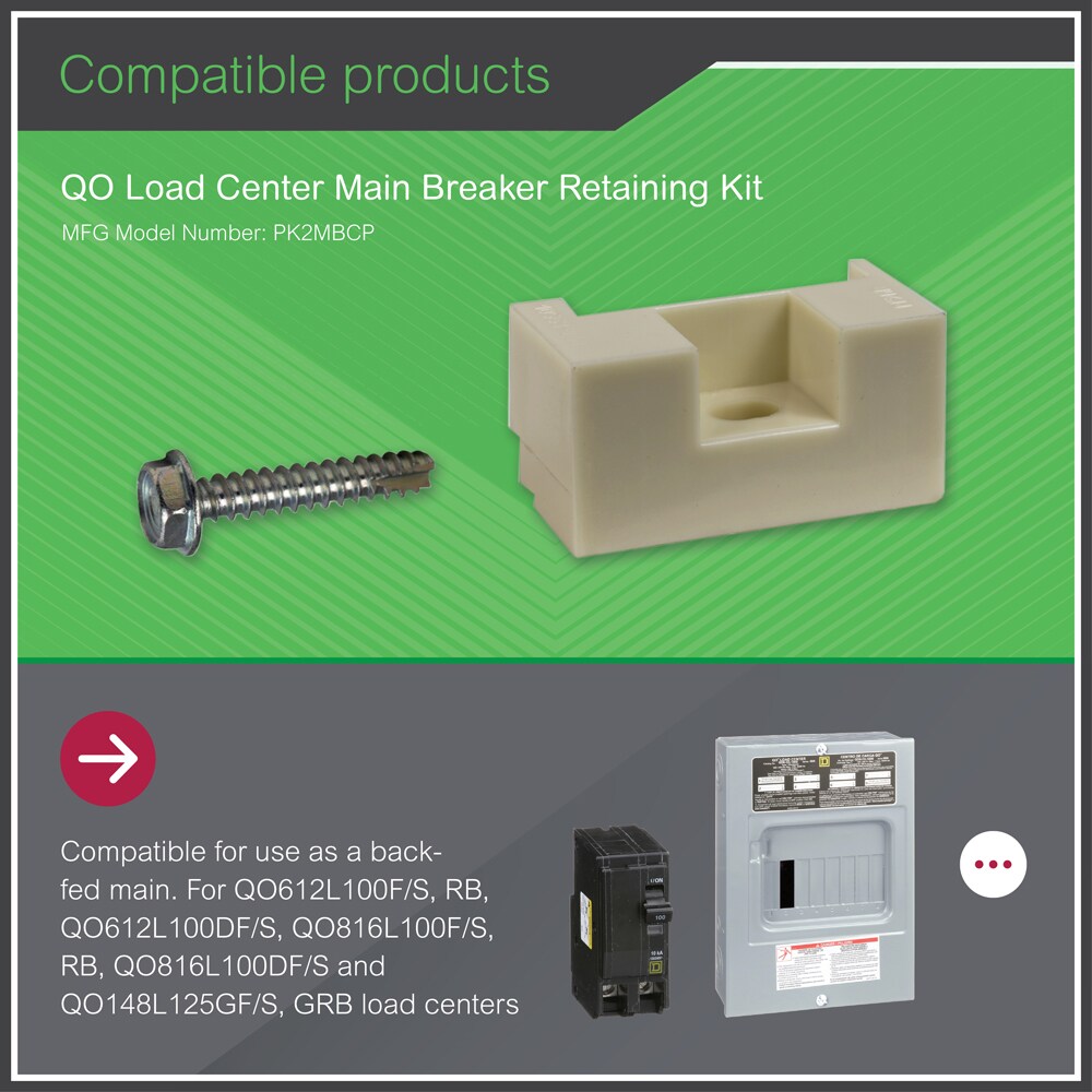 Square D 1-in Main Breaker Kit