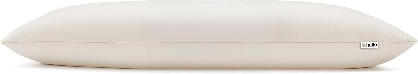 Hullo Buckwheat Pillow - Organic Adjustable Cooling Pillow for Side & Back Sleepers