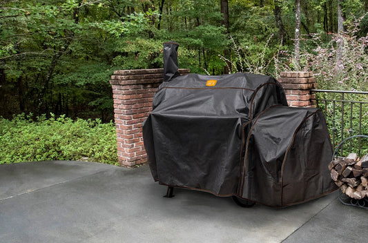 Oklahoma Joe's Highland Series 58.5-in W x 48.76-in H Black Horizontal Smoker Cover