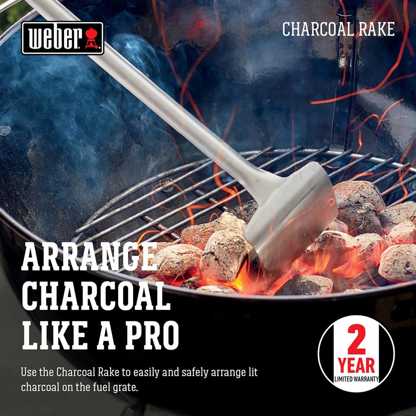 Weber Stainless Steel Charcoal Rake