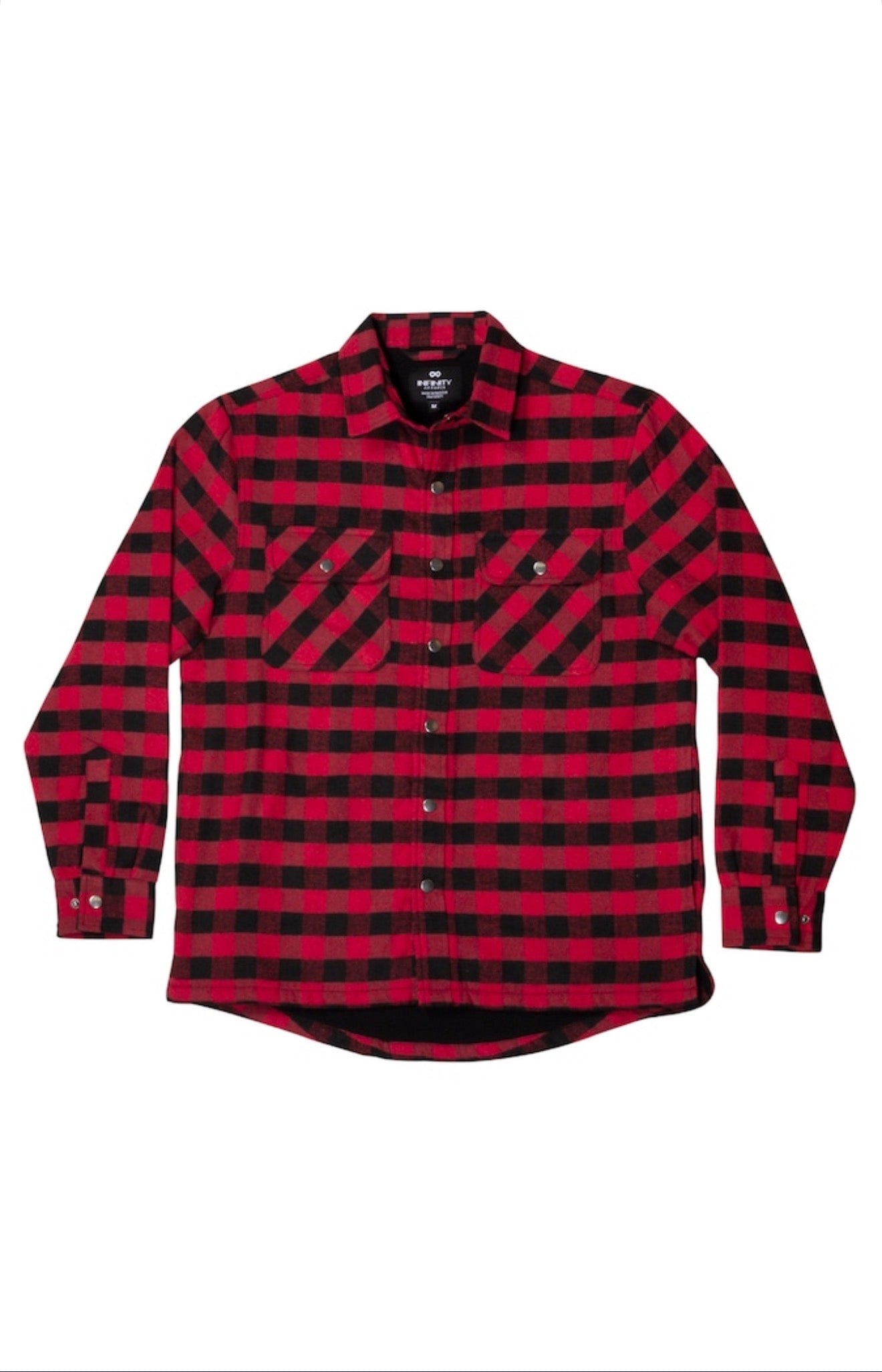 Infinity Brand Men's Flannel Insulated Shirt Jacket
