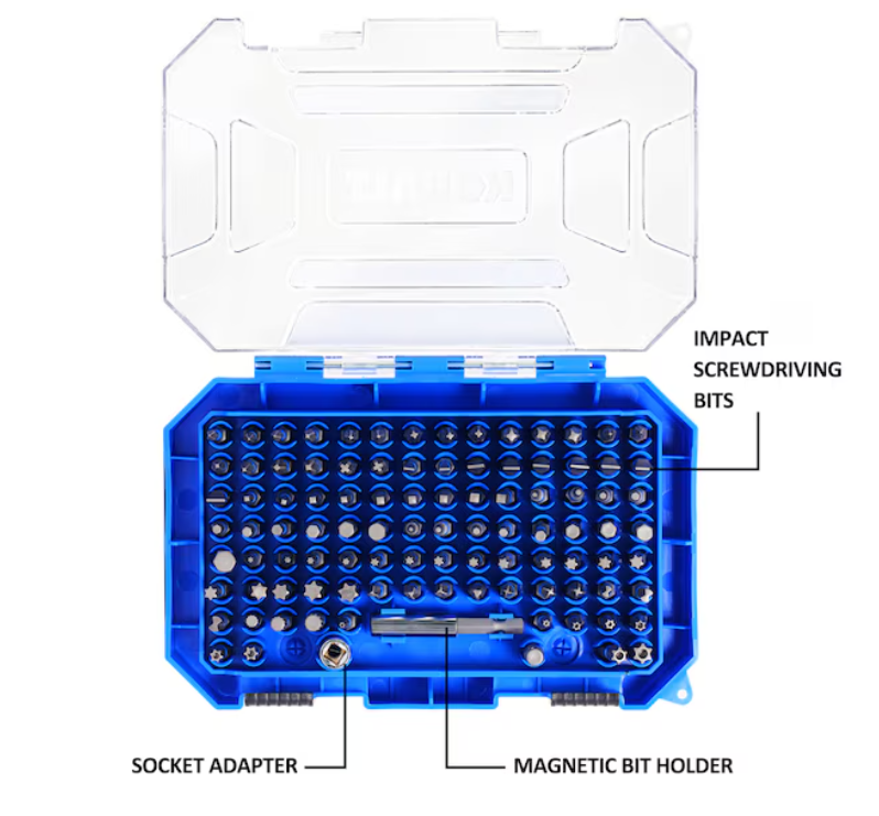 Kobalt 1-in Screwdriver Bit Set (100-Piece)
