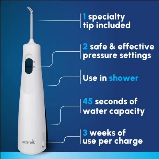 Waterpik Cordless 1000 Water Flosser - Blue/White
